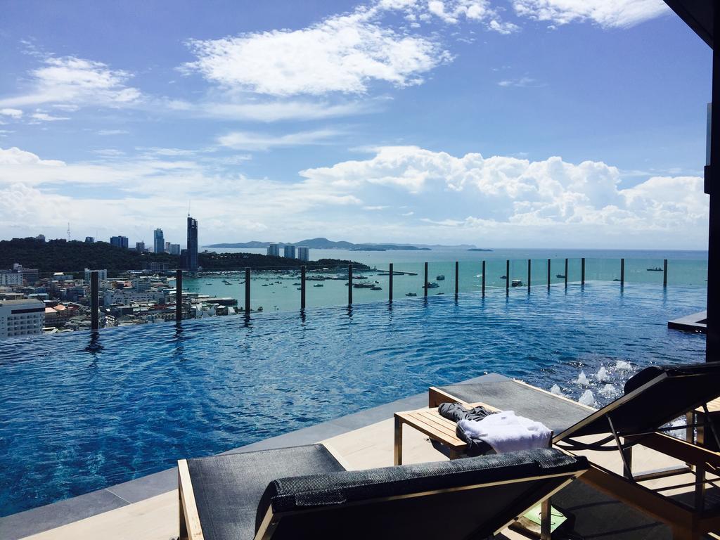 Pattaya Beach Sea View Rooftop Pool Resort Dış mekan fotoğraf